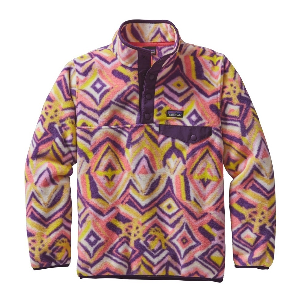 Patagonia Synchilla Snap-T Fleece Pullover Girls Size 14